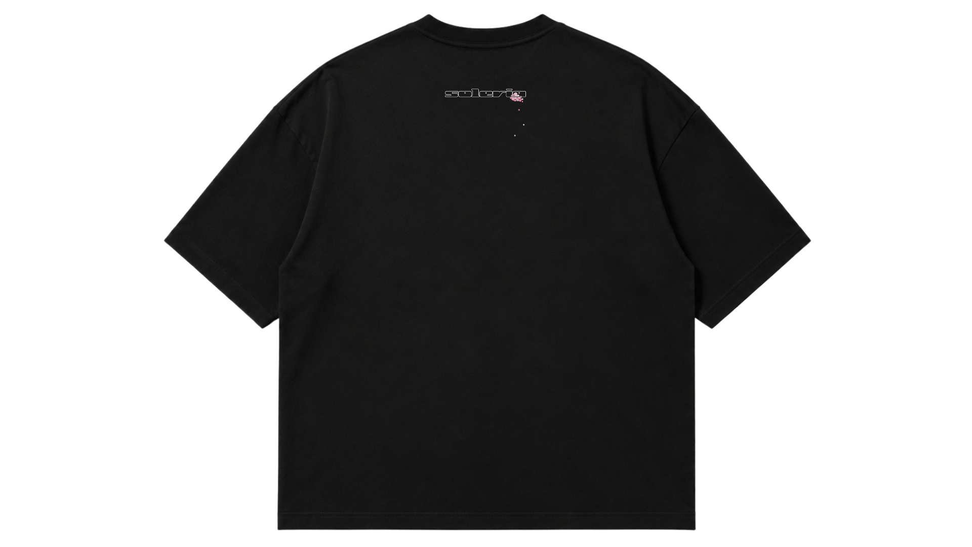 Black Sakura boxy Tee - PREORDER