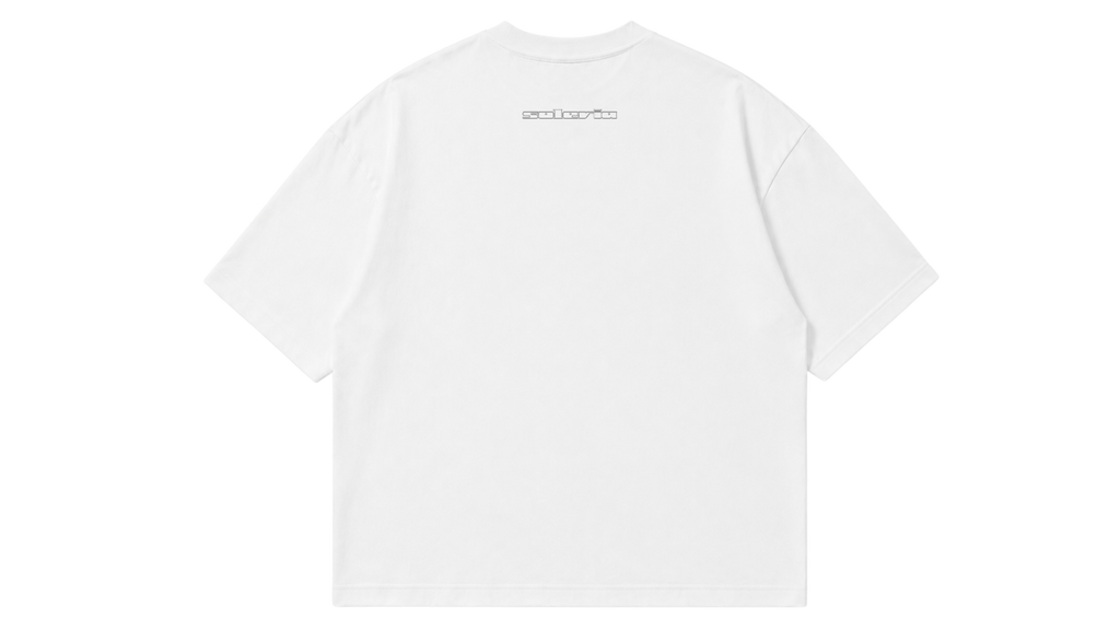 White Sakura Oversize Tee