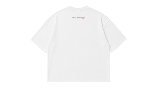 White Sakura Boxy Tee - PREORDER